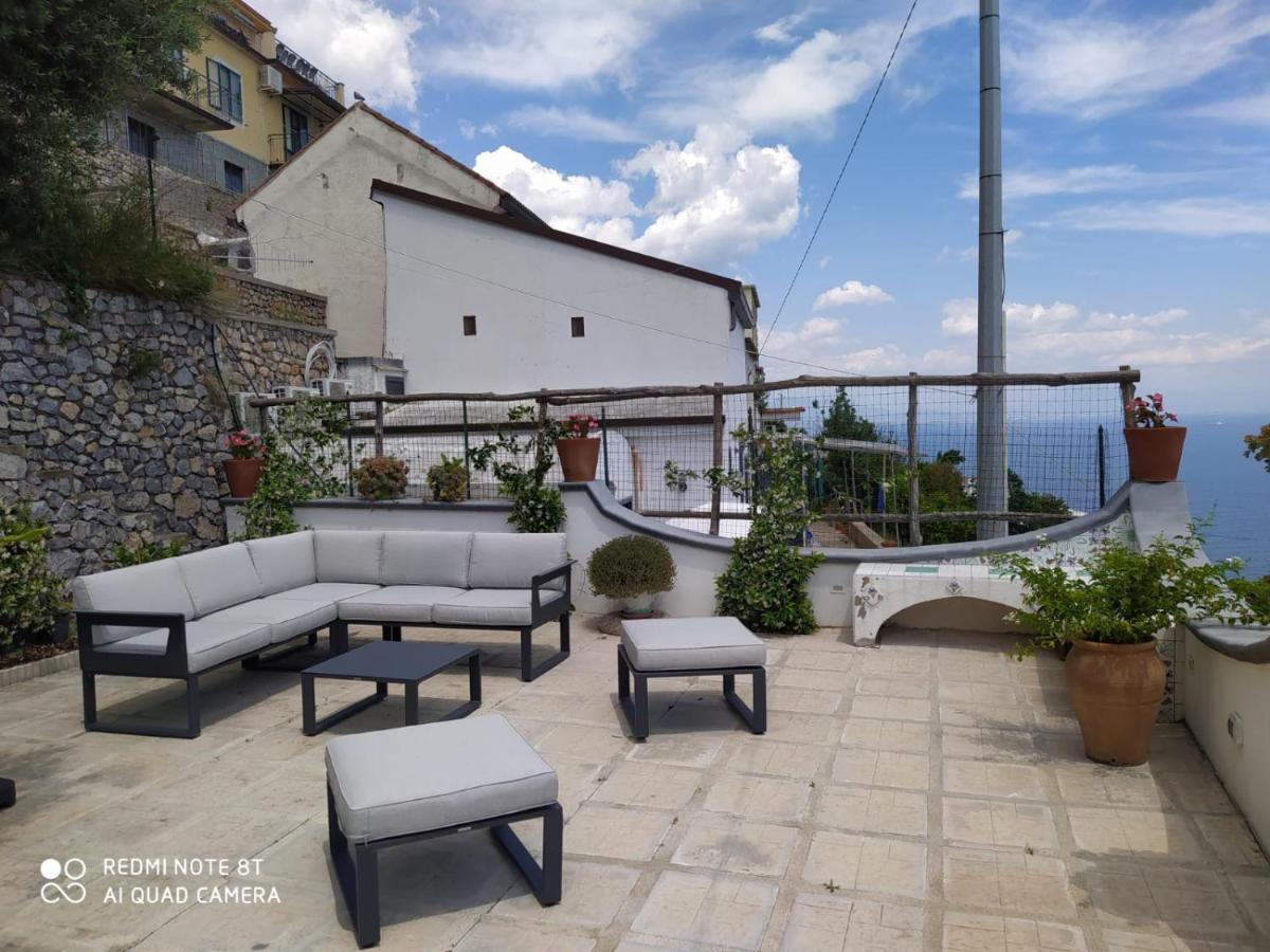 Smeraldo Holiday House Conca dei Marini Exteriör bild